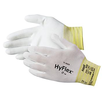 Ansell HyFlex&reg; 11-600 Polyurethane Coated Gloves - White, Medium S-17134W-M