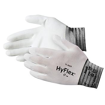 Ansell HyFlex&reg; 11-600 Polyurethane Coated Gloves - White, XL S-17134W-X