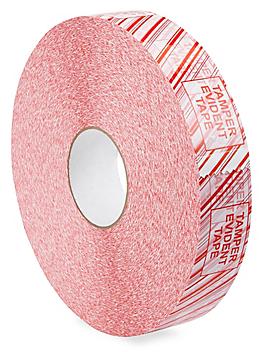 Industrial Machine Length Security Tape - "Tamper Evident", 2" x 1,000 yds S-17148