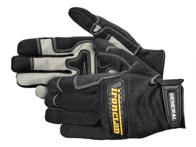 Ironclad Marco; guantes de trabajo de carpintero, destreza con dedos  abiertos, ajuste de rendimiento, duraderos, lavables a máquina, (1 par),  FUG-02S