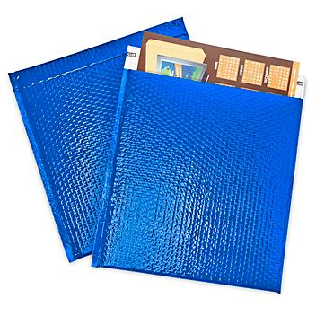 Glamour Bubble Mailers - 16 x 17 1/2", Blue S-17158BLU