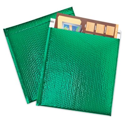 Glamour Bubble Mailers - 16 x 17 1/2", Green S-17158G
