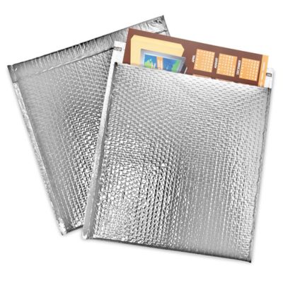 Glamour Bubble Mailers - 16 x 17 1/2", Silver S-17158SIL