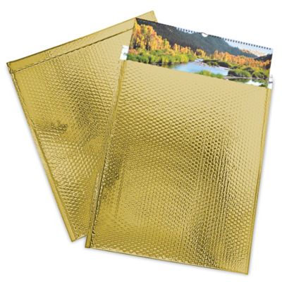 Glamour Bubble Mailers - 19 x 22 1/2", Gold S-17159GOLD