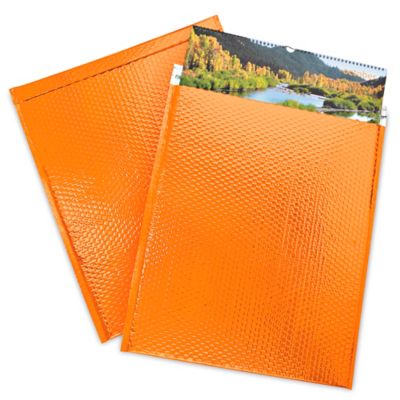 Glamour Bubble Mailers - 19 x 22 1/2", Orange S-17159O