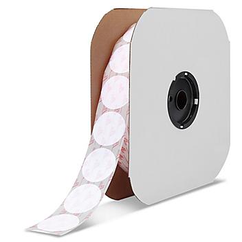 Velcro&reg; Brand Tape Dots - Hook, White, 1 7/8" S-17162