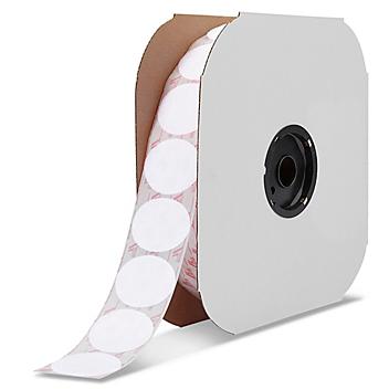 Velcro&reg; Brand Tape Dots - Loop, White, 1 7/8" S-17163