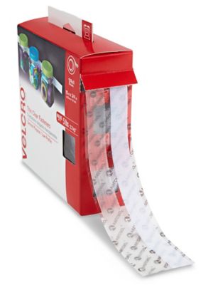 Velcro® Brand Combo Strips Bulk Pack - 1 x 75', Black S-23101BL - Uline