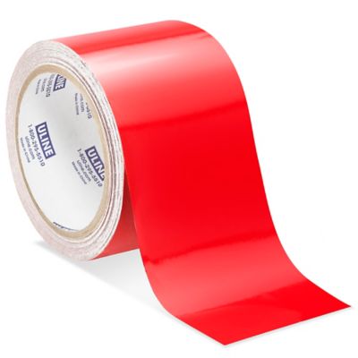 Reflective Tape - 3" x 10 yds, Red S-17177