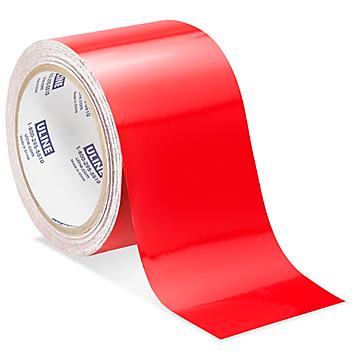 Reflective Tape - 3" x 10 yds, Red S-17177