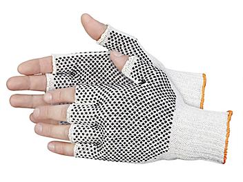 PVC Dot Knit Gloves - Fingerless, Small S-17199S