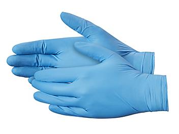 Ansell&reg; TouchNTuff&reg; Blue 92-675 Nitrile Gloves - Powder-Free, Large S-17204L