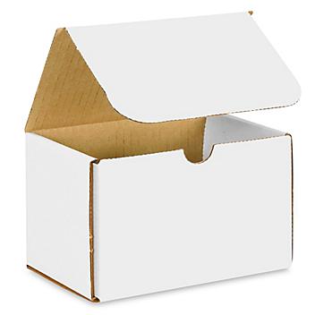 6 x 4 x 4" White Indestructo Mailers S-1722