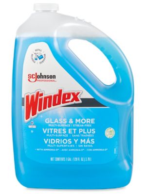 Windex Vinegar Glass Cleaner Refill - 68 oz Bottle - ULINE - S-24880