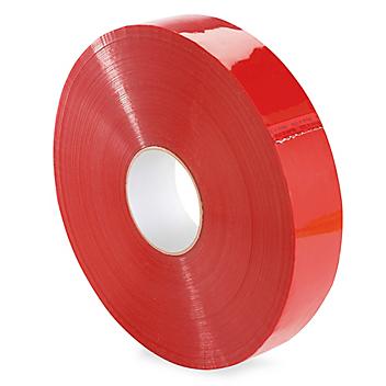 Machine Length Tape - 1.9 Mil, 2" x 1,000 yds, Red S-17270R