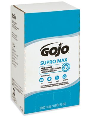 GOJO SUPRO MAX Hand Cleaner, 1/2 Gallon Heavy Duty Hand Cleaner Pump  Bottles (Pack of 1) – 0972-04