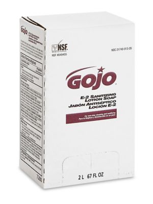  GOJO<sup>&reg;</sup> E-2 Sanitizing Hand Soap Refill Box