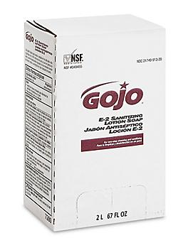 GOJO&reg; E-2 Sanitizing Hand Soap Refill Box - 2,000 mL S-17280-2K
