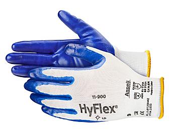 Ansell HyFlex&reg; 11-900 Flat Nitrile Coated Gloves - Medium S-17310M
