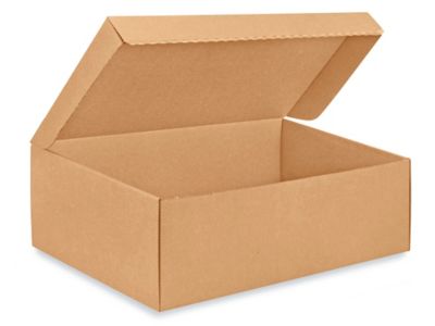 One-Piece Corrugated Shoe Boxes - 13 x 8 x 5, Kraft - ULINE - Bundle of 25 - S-17335