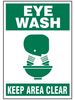  "Eye Wash" Sign