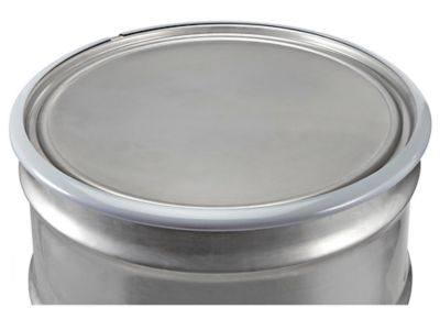 Stainless Steel Lidded Drum (Dished Bottom)