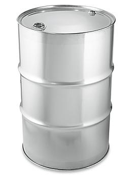 Closed Top Stainless Steel Drum - 55 Gallon S-17354