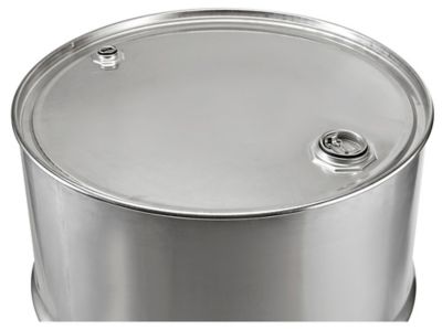 Stainless Steel Lidded Drum (Dished Bottom)