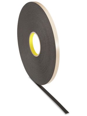 3M 4496 DoubleSided Foam Tape 1/2" x 36 yds, Black S17411BL Uline