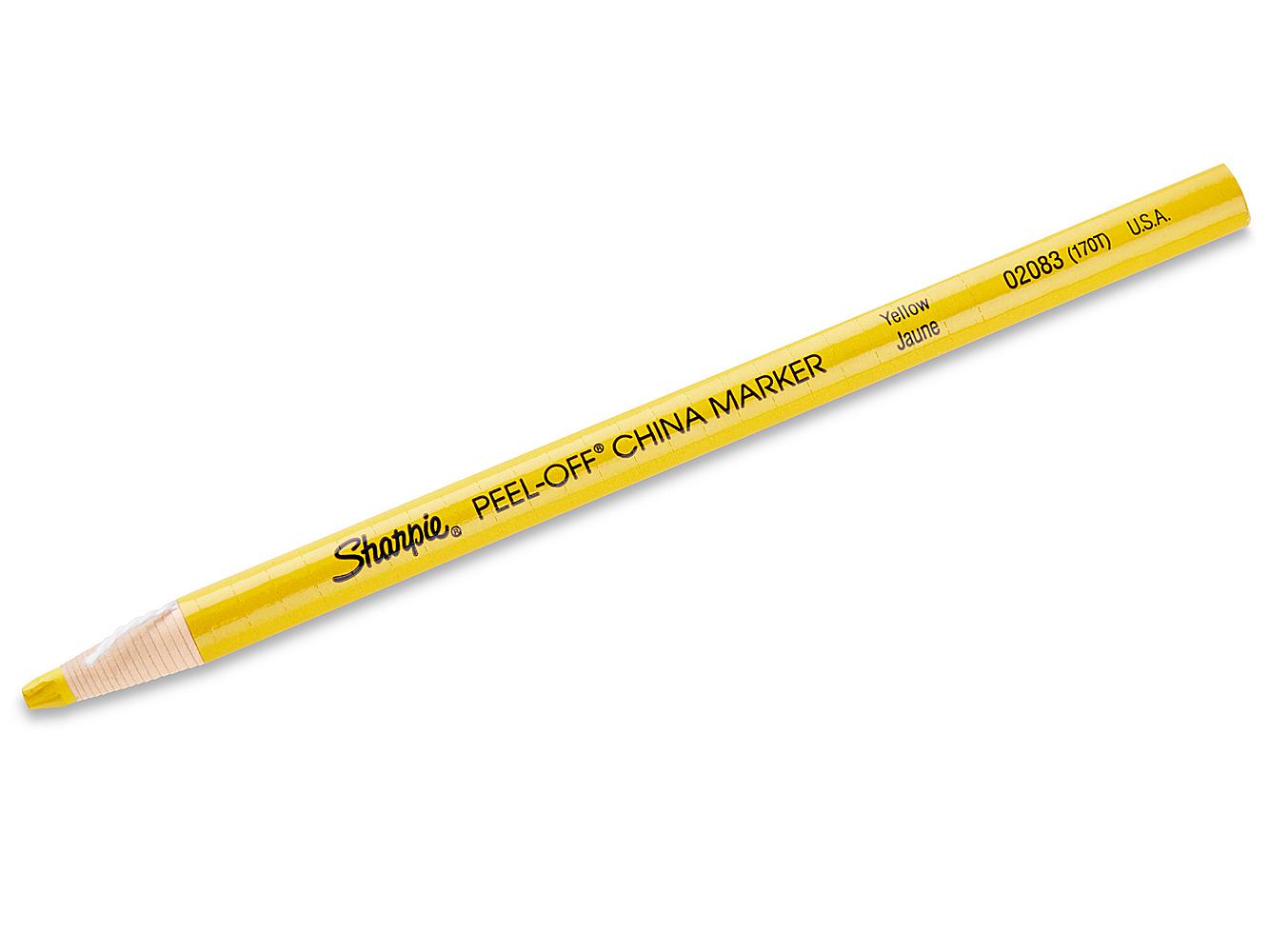 Sharpie® China Markers - Yellow S-17462Y - Uline