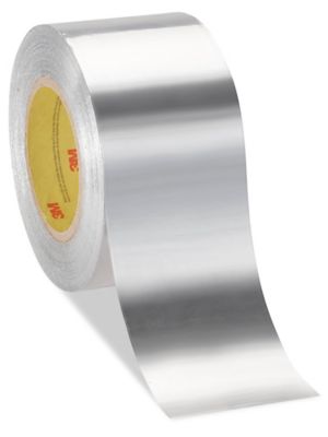 Cinta adhesiva de papel de aluminio resistente de 3.9 mil, 2 pulgadas x 22  yardas, aislamiento resistente al calor, sellado y parche de alta