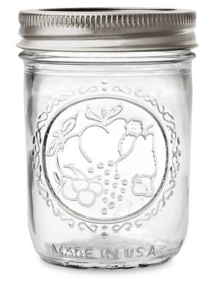Ball® Glass Canning Jars - 8 oz S-17490 - Uline
