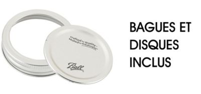 Comprend disques et bagues