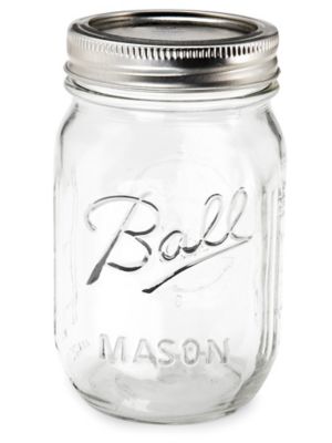 16oz Glass Mason Jar
