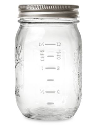 Skid Lot Wide-Mouth Glass Jars Bulk Pack - 1 Gallon, 3 Opening, Metal Cap - ULINE - Qty of 144 - S-12758B-M