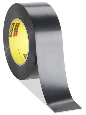 3M Vinyl Tape 472, Black, 2 in x 36 yd, 10.4 mil, 24 rolls per case 4316 -  Strobels Supply