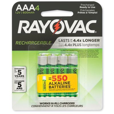 Cargador Pilas Baterías Rayovac Recargables + 2 Piezas AA