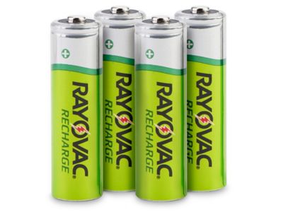 Rayovac Baterías AA y AAA, baterías recargables dobles A y triple A con  cargador de batería, 2 unidades cada una y pilas AA recargables, baterías