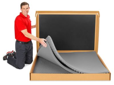 38 x 58 x 5 1/2" 500 lb Double Wall Deluxe Artwork Shipper S-17587