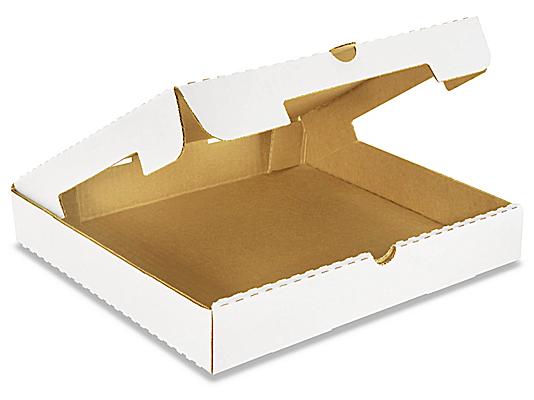 Boîtes à pizza vierges – 14 x 14 x 2 po, blanc S-17593 - Uline