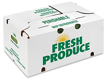 Wax Produce Boxes - 1/2 Bushel S-17644
