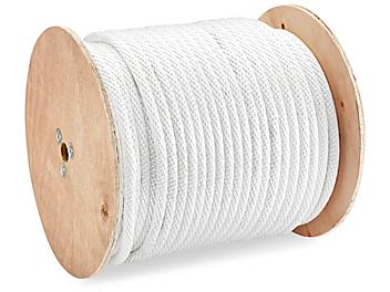Solid Braided Nylon Rope - 5/8" x 500', White S-17652