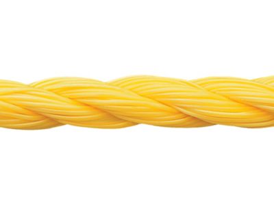 Twisted Polypropylene Rope - 3/16 x 1,200', Yellow - ULINE - Box of 1,200 Feet - S-17657