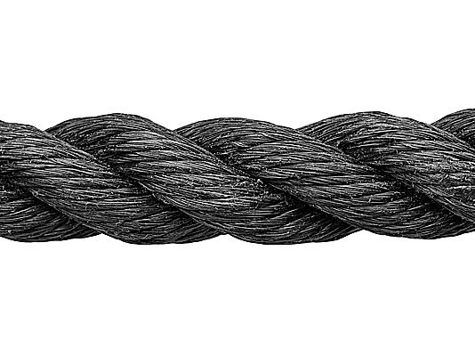 Twisted Polypropylene Rope - 1 x 600', Black