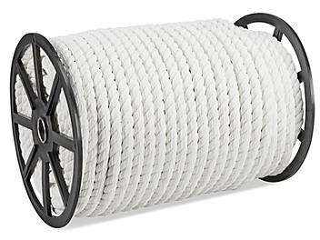 Twisted Polypropylene Rope - 1" x 600', White S-17658W