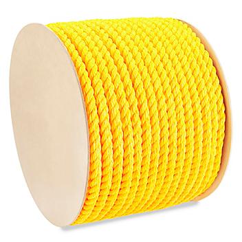 Twisted Polypropylene Rope - 1" x 600', Yellow S-17658Y