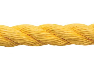 Corde en polypropylène torsadée – 1 po x 600 pi, jaune S-17658Y - Uline