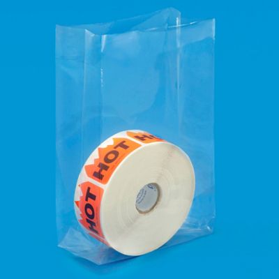 5 x 3 x 10" 1 Mil Gusseted Poly Bags S-17684