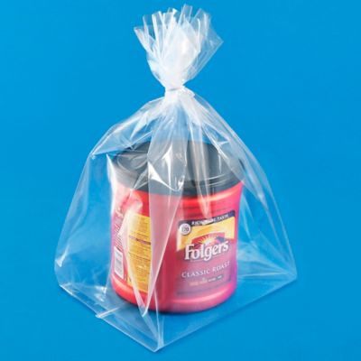 10 x 8 x 20" 4 Mil Gusseted Poly Bags S-17700