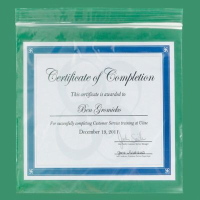 11 x 11" 2 Mil Reclosable Bags - 1 Gallon S-17743